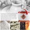 Ceramic Rice Jar With Lid Traditional Chinese Style Food Storage Jars Classic Food Dispensers Ceramic Household Rice Storage Box With Lid Suitable For Cereal, Flour, Sugar, Coffee, Rice(C-16*16*24cm) view 3