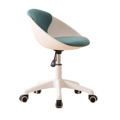 JBNCRYGD Office Chair, Vanity Chair, Desk Chair, Foam Padding, Adjustable Height, for Home Office, Study, Bedroom,A