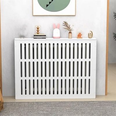 Kwimebek Modern Radiator Cover, 4-Sided Heating Cabinet Shelf, White, 23.6 * 7.9 * 23.6in, Living Room & Bathroom