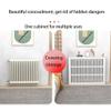 Kwimebek Modern Radiator Cover, 4-Sided Heating Cabinet Shelf, White, 23.6 * 7.9 * 23.6in, Living Room & Bathroom view 3