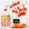 Fall Sensory Bin Items, Fall Vase Filler Decor 90Pcs/Set Faux Pearl Water Gel Bead Floating Candle Vase Filler Waterproof Small Fall Decorations for Thanksgiving Table Party Style 2 view 3