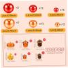 Fall Sensory Bin Items, Fall Vase Filler Decor 90Pcs/Set Faux Pearl Water Gel Bead Floating Candle Vase Filler Waterproof Small Fall Decorations for Thanksgiving Table Party Style 2 view 4