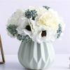 DCYEQRQ Peony Bouquet Anemone Wedding Bridal Bouquet Silk Artificial Flowers Scrapbook Flores artificiales Room Decor (C One Size) view 2