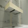 Floating Shower Bench Kit with Orange Waterproof Foam Board and Original Shower Bench Bracket (10.25x46)-Great for New Constructions or Bathroom Renovations, Ready to Tile Shower Bench view 2