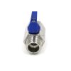 ASDJKL Home Brewing Mini Ball Valve, 1/2" MPT to 1/2" FPT, Stainless Steel 304, Brewer Hardware Brewing Accessories view 3
