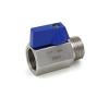 ASDJKL Home Brewing Mini Ball Valve, 1/2" MPT to 1/2" FPT, Stainless Steel 304, Brewer Hardware Brewing Accessories view 4