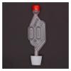 ASDJKL Home Brewing Airlock Carboy Snug Kit Homebrew Beer & Wine Glass Carboy #6 Silicone Stopper with Airlock 8 mm Hole Food Grade Fermentation Brewing Accessories(A1) view 1