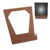 AHANDMAKER Now Spinning Vinyl Record Stand, Now Spinning Record Holder, Wood Record Shelf for Vinyl Album Display, Vinyl Now Spinning Sign to Hold Your Albums, Hip Hop Record Rack for LP Enthusiasts view 1