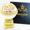 Antique Pierre Lorren 21 year Old gifts Imperial Eggs Jewelry Box Fine SILK Interior Pure Gold decor Musical Eggs Romanov style Birthday present College Graduation GOOD LUCK WISDOM Gift for Daughter view 3