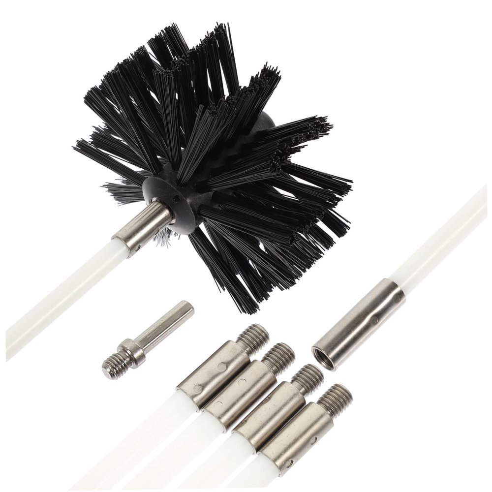 ABOOFAN Dryer Vent Brush Kit Cleaning Brush for Kitchen Chimney Long Handle for Air Duct