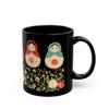 ElegantlySimple - Made in the USA - Matryoshkas Coffee Mug, Traditional Russian Nesting Dolls Tea Cup view 2