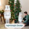 Sunnydaze 3ft Sterling The Silver Nutcracker Christmas Decoration - Polyresin Indoor or Outdoor Nutcracker Statue view 4