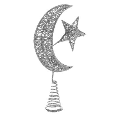 Cabilock Christmas Tree Star Topper Indoor Ornament for Holiday Decor Charming Star Tree Topper for Xmas Celebration Design for Secure Placement
