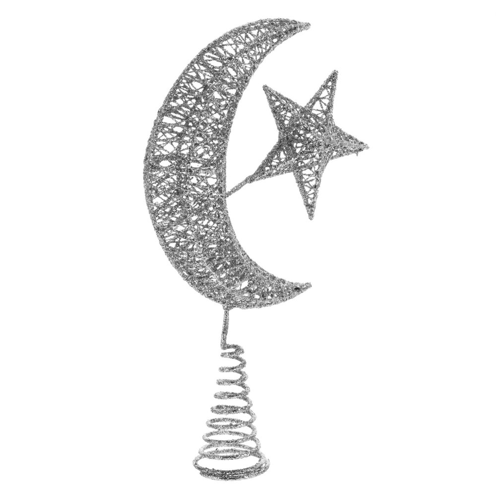 Cabilock Christmas Tree Star Topper Indoor Ornament for Holiday Decor Charming Star Tree Topper for Xmas Celebration Design for Secure Placement
