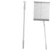 ABOOFAN 5pcs Vertical Blinds Wand Replacement Long Curtain Rod Telescopic Blind Opener No Drill Aluminum Alloy Easy to Use Home Office Accessory view 1