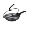 CGTENBS Stone Frying Pan Non-stick Flat Bottom Frying Pan Cooking Pots And Pans Induction Cooker Universal view 1