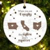Customized Christmas Long Distance Family Ornament When You Are Family The Miles Don't Matter Ornament Custom Christmas Gift For Siblings Sisters Long Distance Family Friends On Christmas 2024 (5) view 3