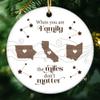 Customized Christmas Long Distance Family Ornament When You Are Family The Miles Don't Matter Ornament Custom Christmas Gift For Siblings Sisters Long Distance Family Friends On Christmas 2024 (5) view 4