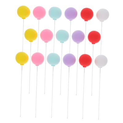 Abaodam 30pcs Rainbow Mini Cake Balloon Toppers Adorable Decorative Picks for Cupcake and Dessert Decoration for Birthday Shower Wedding and Party Celebrations