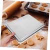 BRIGHTFUFU Metal Baking Tray Sheet Pan for Baking Cooling Rack Stainless Steel Cake Pan view 4
