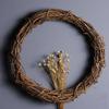 LIFKICH Natural Rattan Wreath Frame for DIY Crafting Hand-Woven for Home Decor Rustic Vine Wreath for Holiday and Everyday Use for Christmas Weddings and Gifts view 4