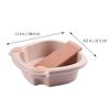 FONDOTIN Washboard and Basin Set Compact Washboard Basin for Hand Washing Clothes Laundry Tub for Household Dormitory Laundry view 2