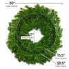 Pro Christmas 30" Pre-Lit Outdoor Oregon Fir Commercial Wreath, Multicolor view 2