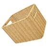 FONDOTIN Imitation Rattan Woven Storage Bin Capacity Multifunctional Basket for Home Organization for Toys Sundries Decorative Use view 1