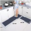 2-Piece Waterproof Memory Foam Kitchen Mats: Comfort Runner Rugs for Kitchen Floors & Standing Desks  Cushioned, Stylish, & Easy to Clean view 2