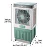 Portable Air Conditioners, Evaporative Air Cooler with 3 Wind Speed and Water Tank, Powerful Swamp Cooler for Room Office Garage Use view 2