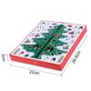Wooden Christmas Tree Mini Tabletop Christmas Tree Decor Xmas Holiday Party Ornaments 3D Miniature Desktop Decorations view 4