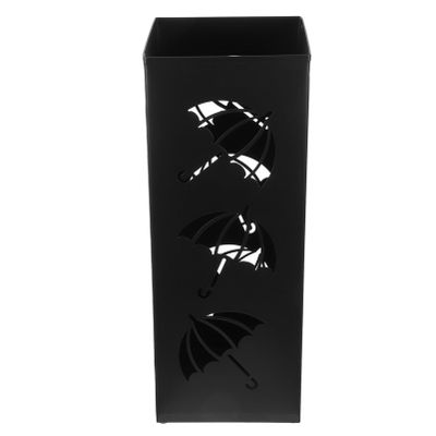 GOOHOCHY Black Iron Umbrella Rack Holder for Entryway Hallways Decor