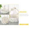 Cabilock Bridal Decor Flower Basket Wedding Basket for Flower Girls Scatter Petals for Romantic Scene view 3