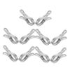 Parliky 10pcs Large Stainless Steel Clothespins Drying Clips Magnetic Hooks for Laundry Heavy Duty Bed and Home Hanger Clamps view 1