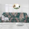 AMZRicher Boho Modern Sofa Covers for 3 Cushion, Washable Couch Cover for Sectional Sofa Slipcovers with Tassel, Green Abstract Minimalist Flower Loveseat Covers Futon Cover Blanket 71''x118'' view 2