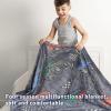OHOIT Glow in The Dark Blanket for Kids Cute Truck Boys Blankets for Sofa Couch Bed Birthday Christmas Easter Gifts for Kids Boys view 3