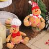 corfhy Gingerbread Man Christmas Tree Topper Decorations, Unique Funny Xmas Plush Stuffed Gingerbread Christmas Decorations for Christmas Tree Wine Bottle Curtain Ornaments view 3