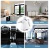 HEVIRGO 1000W Steam Cleaner High Power 360-Degree Nozzle Multipurpose Chemical-Free Handheld Steam Cleaner with Large Water Tank for Hardwood Tile Laminate All Floors Carpet Cleaning White US view 4