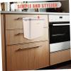 HOOTNEE Capacity Waste Storage Can Wall-Mounted Trash Container Material Kitchen Trash Basket view 3