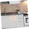 HOOTNEE Capacity Waste Storage Can Wall-Mounted Trash Container Material Kitchen Trash Basket view 4