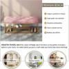 WZUOPG Modern Entry Shoe Bench Shoe Organizer Furniture,Luxurious Entryway Bench Shoe Rack Bench,Soft Velvet Upholstered Bench Seat Shoe Storage Bench-1pc view 4