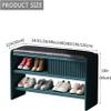 WZUOPG Modern Shoe Storage Bench,Wooden Entryway Bench with Leather Cushion,Upholstered Shoe Bench Shoe Cabinet Hallway Shoe Organizer Furniture-1pc view 2