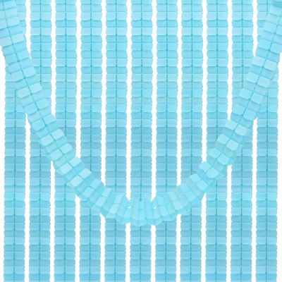 PATIKIL 9.8ft Four-Leaf Garland, 12 Pack Tissue Paper Hanging Flower Garland Reusable Streamers for Party Wedding Backdrop Decorations, Mint Green