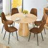 BAOPIN Round Dining Table Set for 6, 7-Piece Dining Table and Chair, 47'' Kitchen Table with Dining Chairs, Round Table and Chair Set for Home view 1
