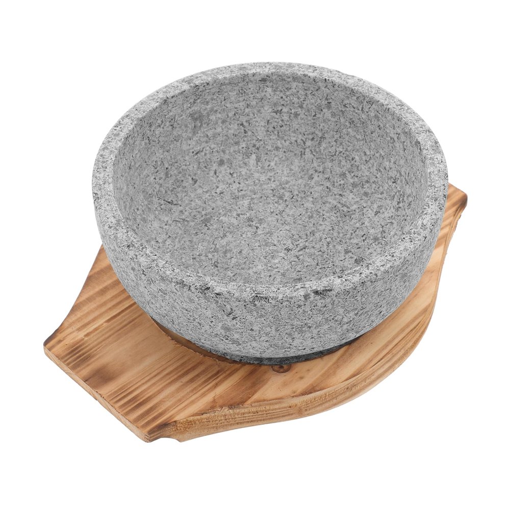 LABRIMP Stone Pot Bowl for Korean Soup Heat Retaining Bibimbap Bowl Kitchen Essential
