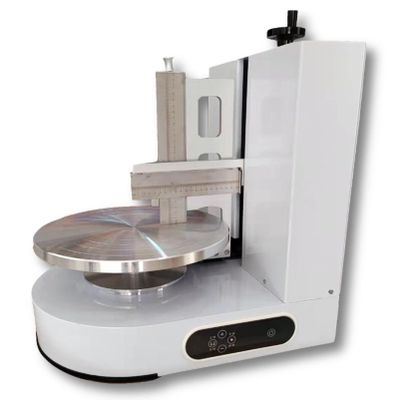 vnrutkou Cake Decorating Coating Machine, Automatic Cake Icing Machine, Birthday Cake Cream Smooth Coating Decoration Machine Spreader Smoothing Machine (White)