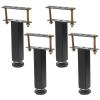 GAROZATION 1set Adjustable Furniture Feet Set DIY Sofa Riser Legs for Cabinets and Beds Support Legs Strong Load Capacity Easy Install Adjustable Height view 1