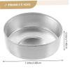 PRETYZOOM 500pcs Aluminum Tea Light Empty Cases for Candle Making Supplies Silver Tea Light Tins for DIY Crafts Votives and Food Warmers view 2