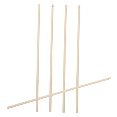 Cabilock 5pcs Handheld Lantern Sticks Lightweight Wooden Poles for DIY Lanterns for Festivals Boy Girl Crafts and Holiday Celebrations