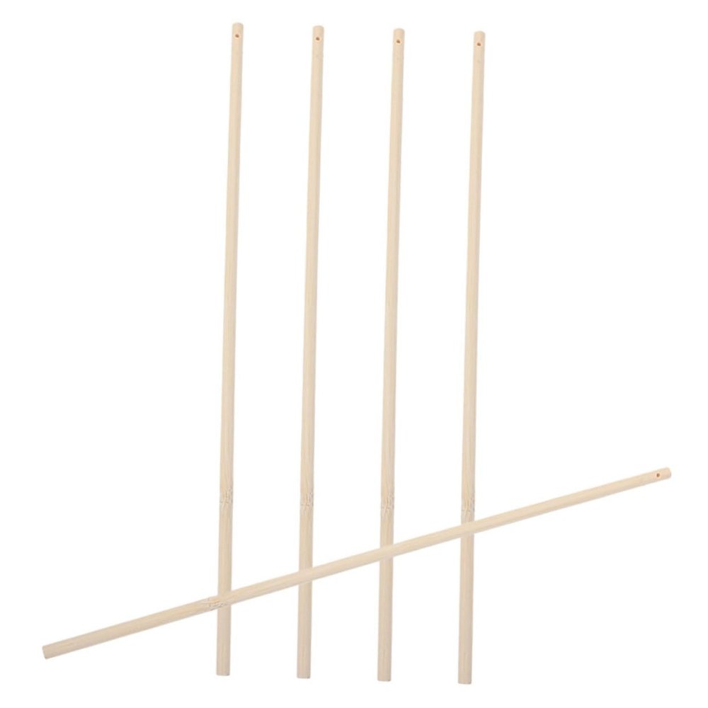 Cabilock 5pcs Handheld Lantern Sticks Lightweight Wooden Poles for DIY Lanterns for Festivals Boy Girl Crafts and Holiday Celebrations